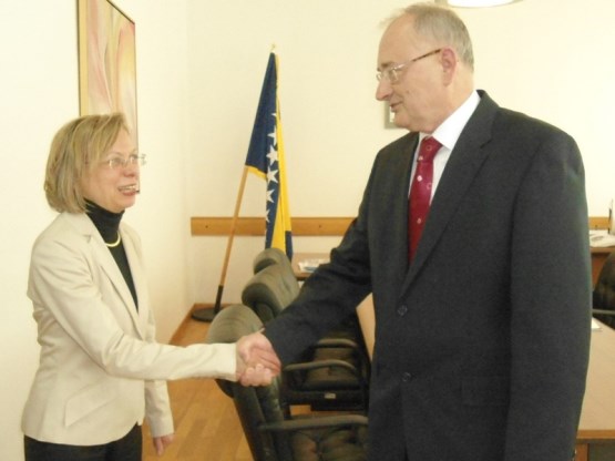 Zamjenik predsjedatelja Zastupničkog doma dr. Božo Ljubić razgovarao s veleposlanicom SR Njemačke u BiH